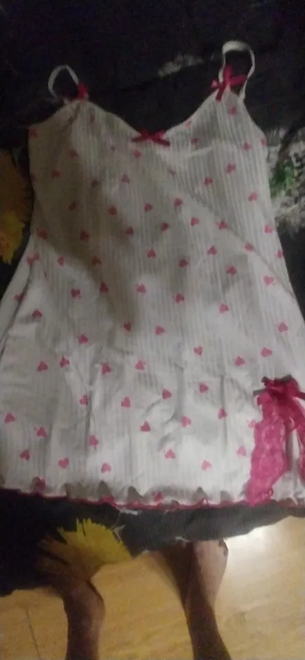 Rose Red Lace Trim Camisole Nightgown for Elegant Ladies photo review