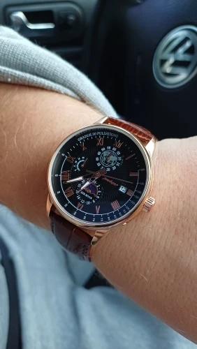 POEDAGAR Luxury Wristwatch For Men Waterproof Luminous Chronograph Date photo review
