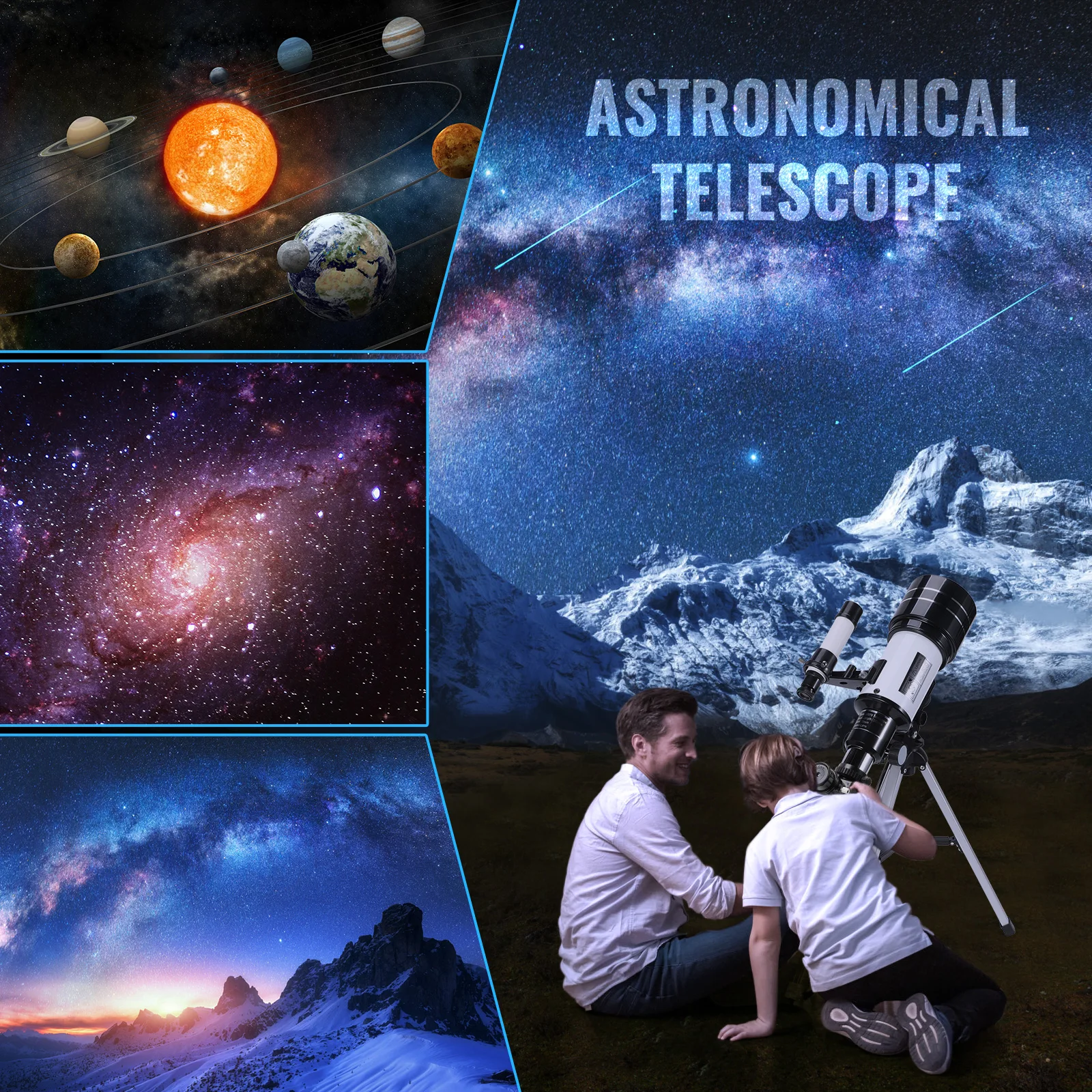 Ace8c0d268de943ccb30fd7999c57eb28R Ulepsz profesjonalny teleskop astronomiczny monokularowy przenośny teleskop statywowy z 150 zoomem HD z kosmosu i planetą księżycową