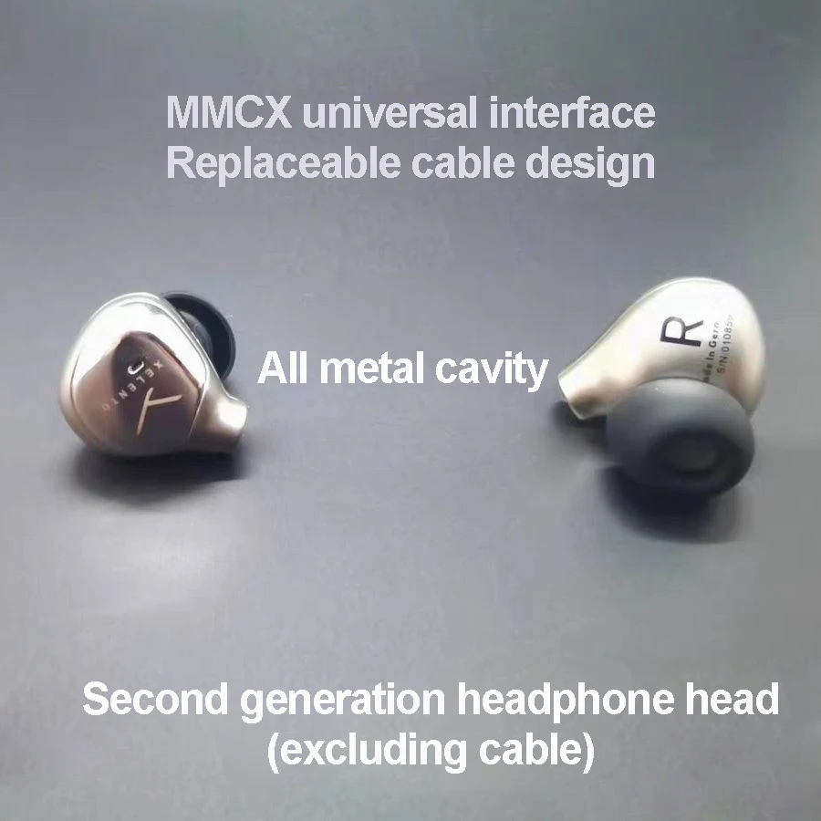 In-ear DIY wired Earphones New Gold Version Second