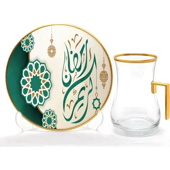 

Toygar Drip Handle Tea Set 6 Pieces Ramadan Karem