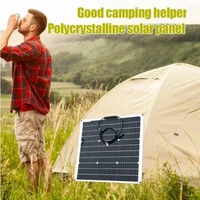 Panneau solaire flexible 60W PET, panneau solaire flexible monocristallin, pour camping-car, voiture, bateau, caravane, balcon, batteries 12 V, module PV flexible 6