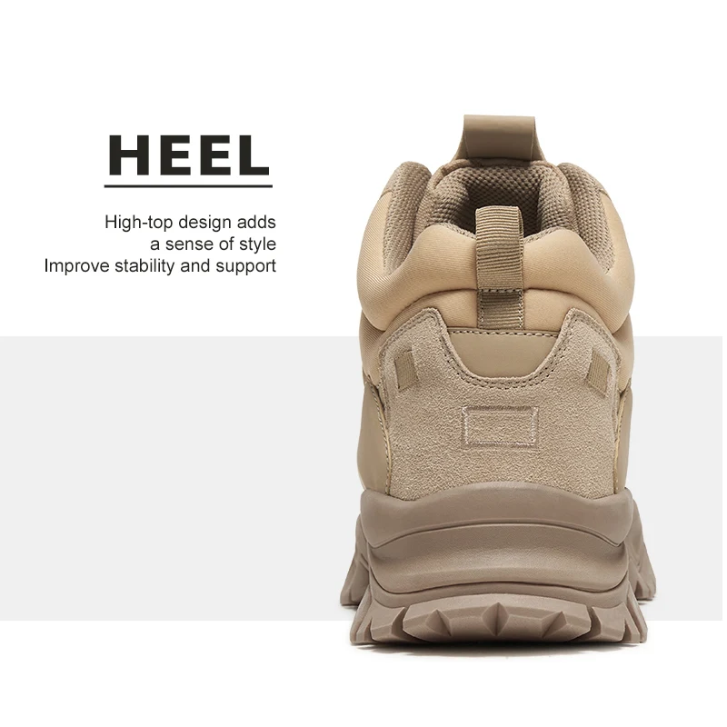 GOLDEN CAMEL Hiking Shoes Men Women High-top Men's Boots Shock-absorb Male Sneakers Wear-resistant Shoes for Men 2023 Summer New