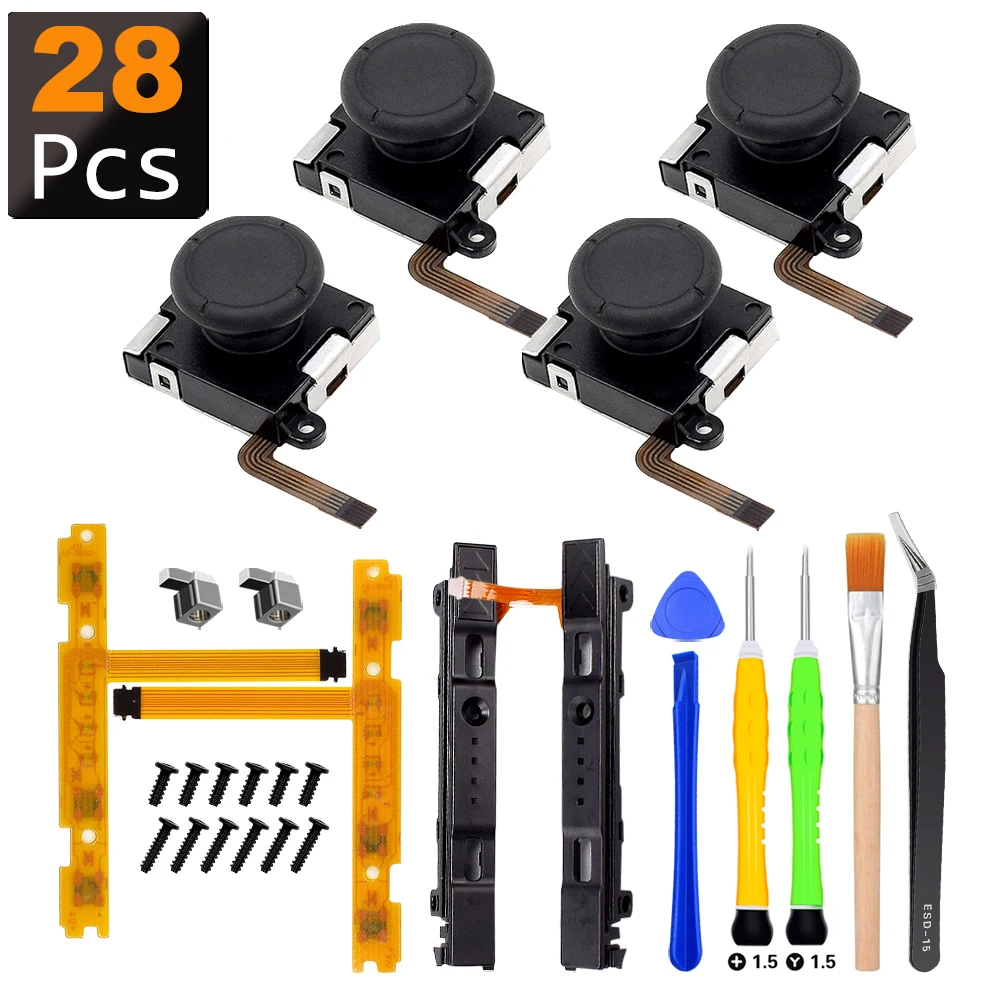 Achetez Pour Nintendo Switch Controller 21 in 1 Joycon Joystick  Remplacement Controller Toal Repair Tool Kit DIY de Chine