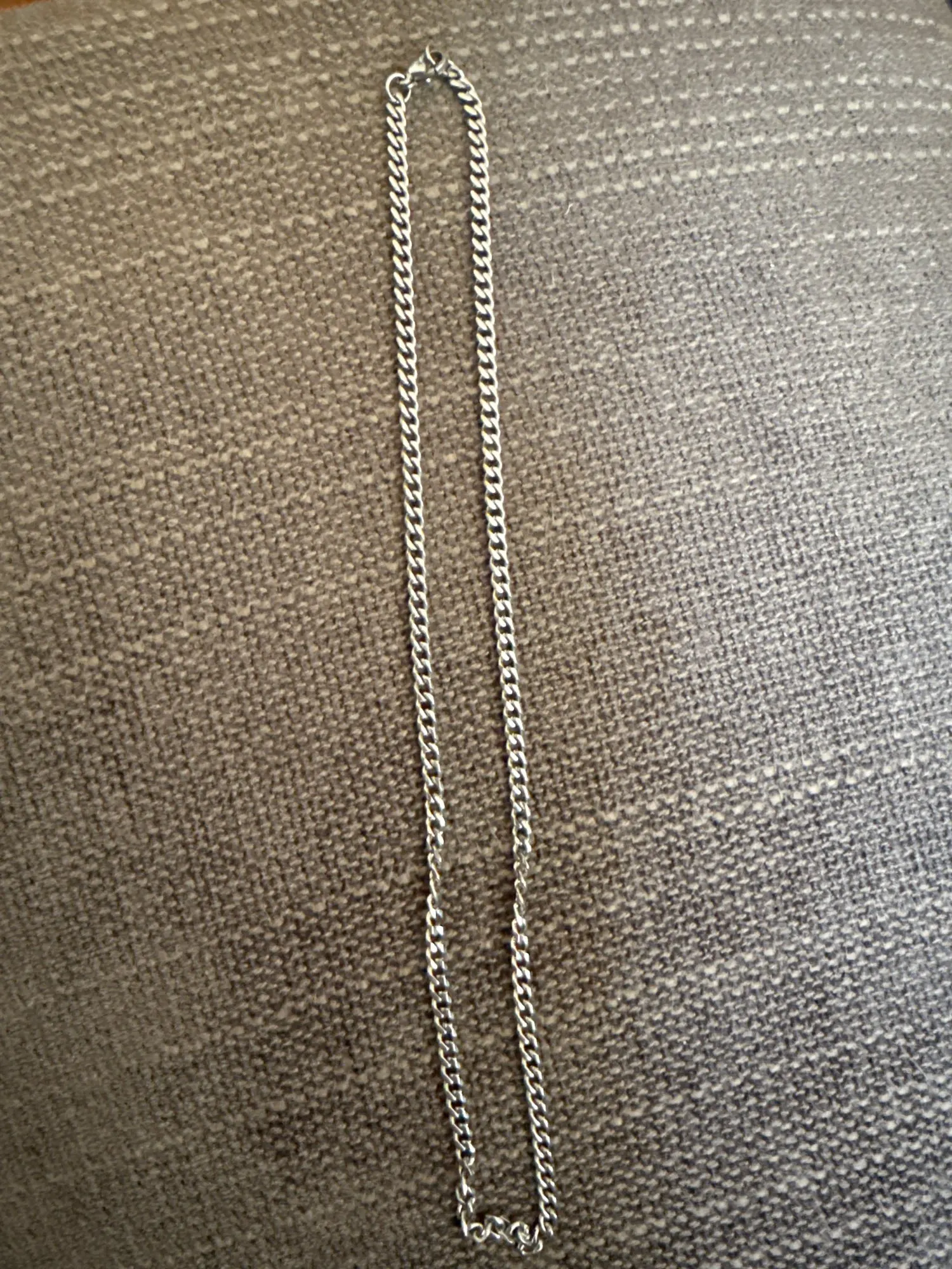 Corrente cubana Vnox unisex, aço inoxidável photo review