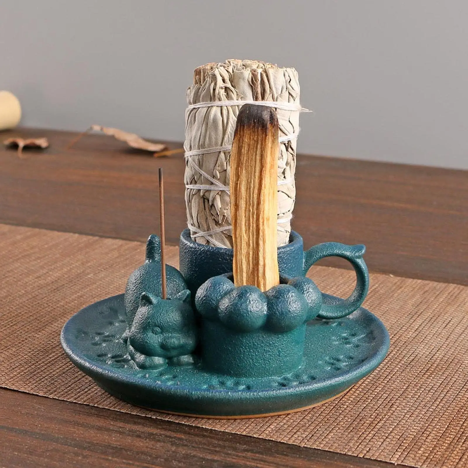 Ceramic Incense Candle Holder Incense Burner Holder Yoga Meditation Home Decor Burning Gift 1pc candle holders copper incense holder incense holder