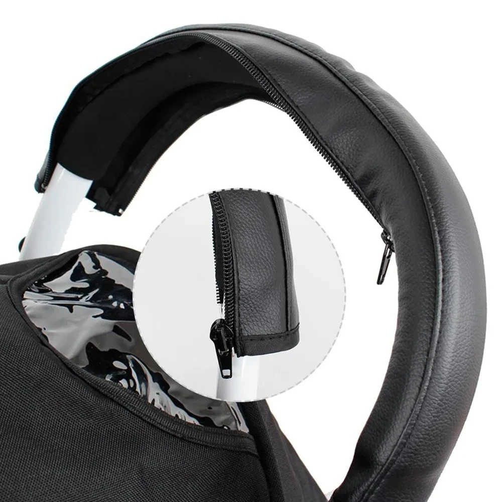 Baby Storaller Handlebar Covers Universal Kid Baby Pram Handle Bar Anti Slip Cover Pad Soft Pu Leather Cover Protector Accessory stroller accessories
