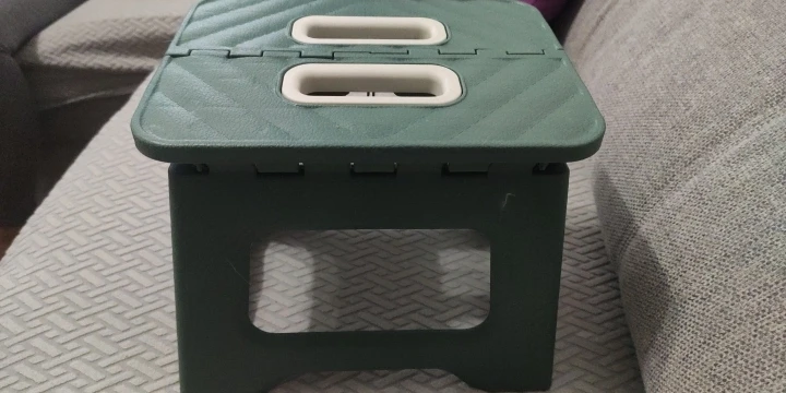 Escabeau pliant léger antidérapant – Repose-pieds en plastique multi-usages pour cuisine, salle de bain, bricolage photo review