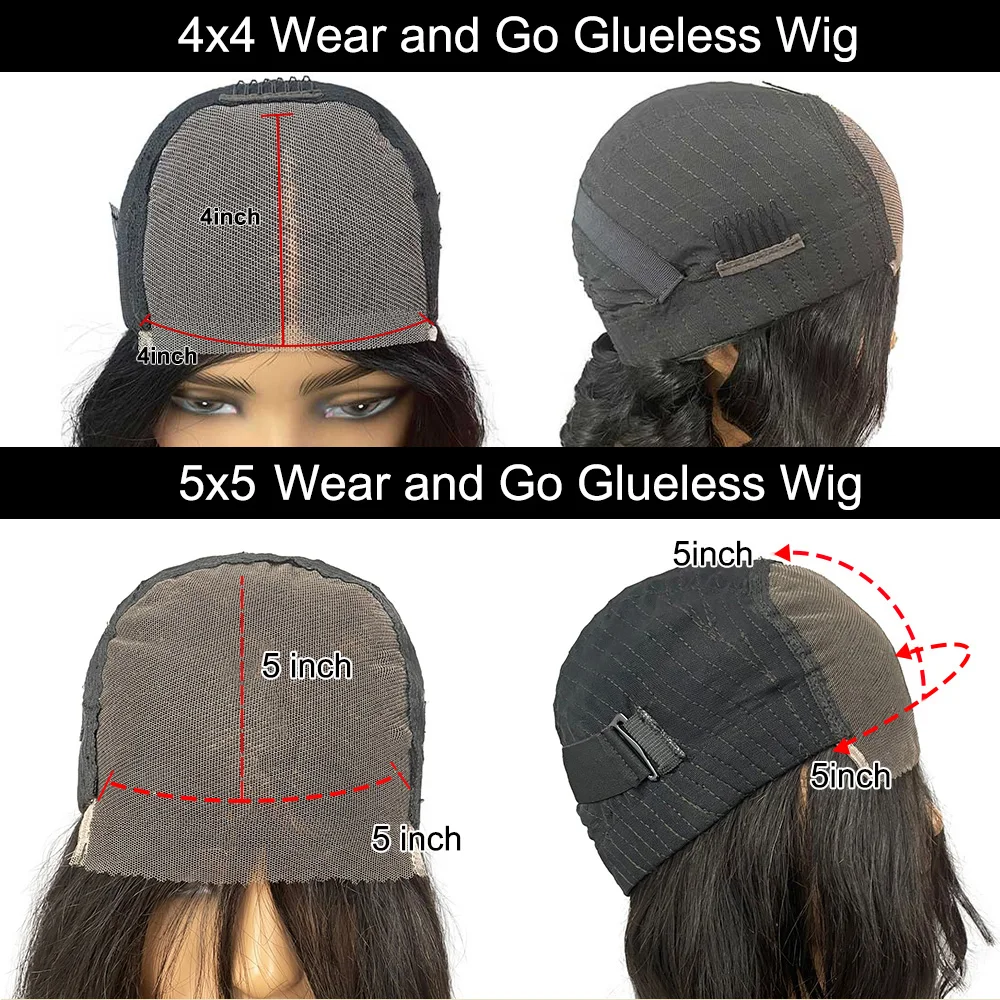 Layered Cut Straight Bob Wig Reddish Brown Lace Closure Wig Wear and Go 4x4/5x5 Glueless C Part Minimalist Lace Bob