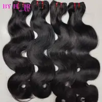 15A Super Double Drawn Virgin Body Wave Bundles Raw Human Hair Bundles Vietnamese Hair Thick Human Unprocessed Hair Extensions 1