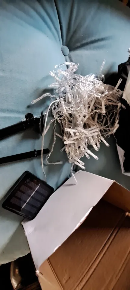 Guirlande solaire LED de noël