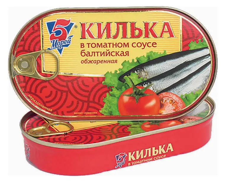 Упаковка из 24 банок Килька в томатном