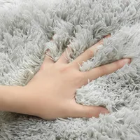 40/60cm Round carpets Shaggy Colorful Tie Dye Print Anti-Skid Rugs Living Room Bedroom Carpet Soft Fluffy Floor Mat room carpet - Image 5