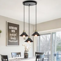 Vintage Pendant Light Loft Retro Chandelier Pendant Lamp E27 Base Industrial Hanging light Edison Home Lighting for Living Room - Image 4