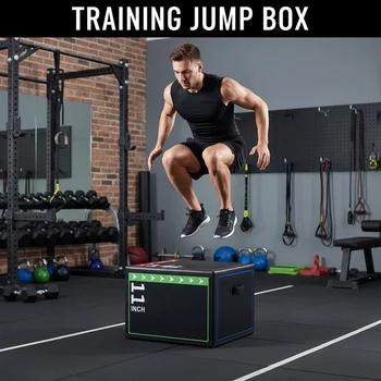 Training Jump Box Shockproof Non-Slip Step up Box Jumping Training Tools for Fitness Exercise Home Gym Workout Supplies 1