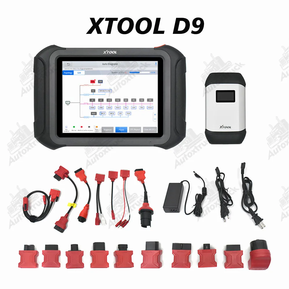 

XTOOL D9 Full System Diagnostic Scanner Bi-Directional Control With New Doip XTOOL D9 CAN FD ECU Coding XTOOL All Key Lost