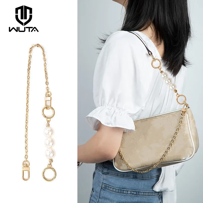 Bag Chain for LV Pochette Accessoires Coach Bags Strap Extension Pearl Chain  Extensio Handbag Belt Bag Strapn Bag Accessories - AliExpress