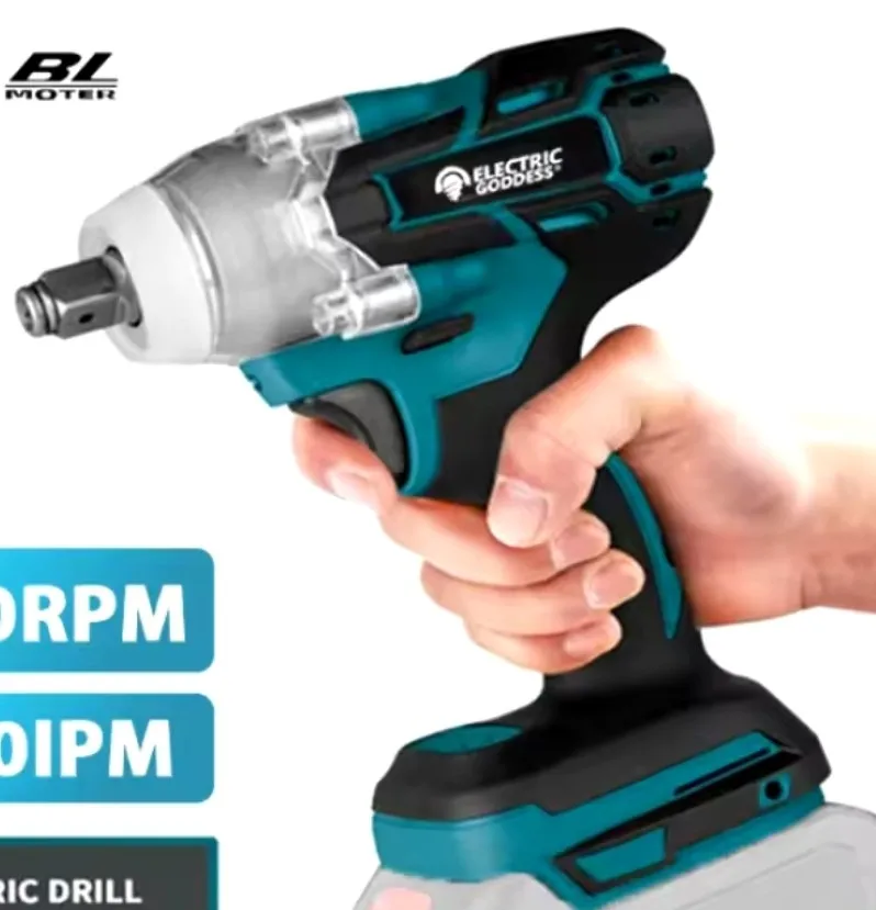 TW285 520N.m Cordless Electric Impact Wrench - Brushless Power Tool for Makita 18V Battery photo review
