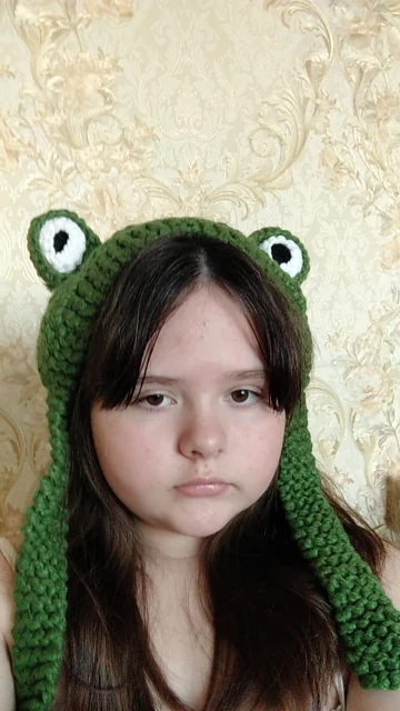 Fashion Frog Hat Beanies Knitted photo review