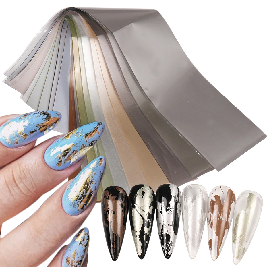 10pcs Matte Metallic Nail Art Decor 1