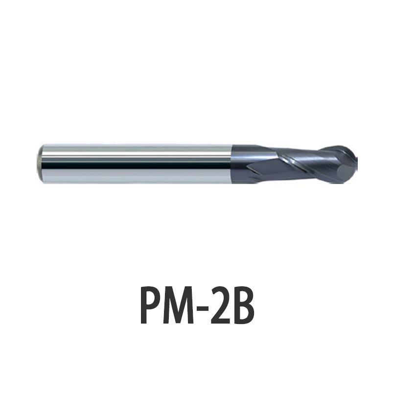 ZCC Solid Carbide End Mill PM2BR0.5 PM2BR0.75 PM2BR1.0 PM2BR2.0
