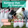 Giant Inflatable Bowling Set Toy Outdoor and Indoor Family Lawn Yard Games Parent Child Interactive Game 3