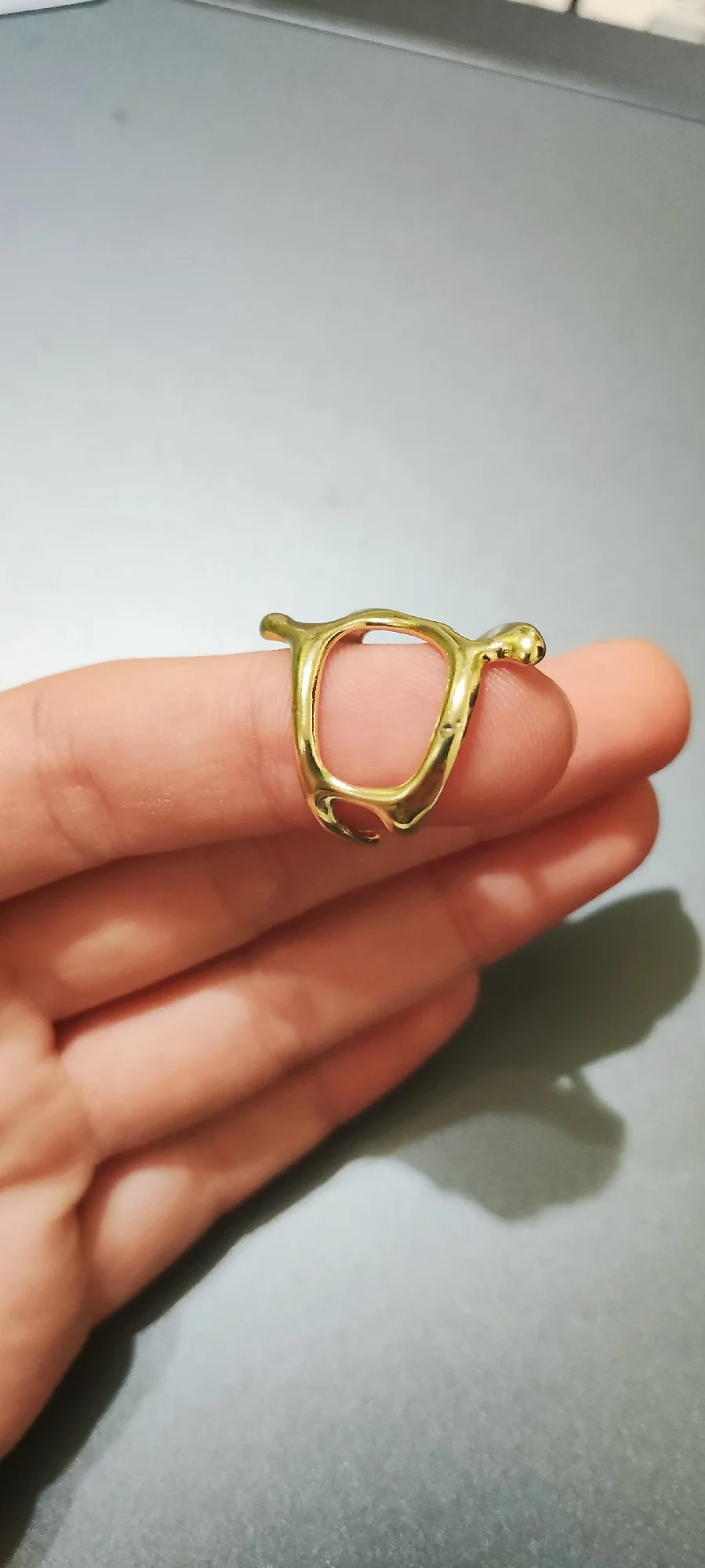 Adjustable Colorful Drip Glaze Ring photo review