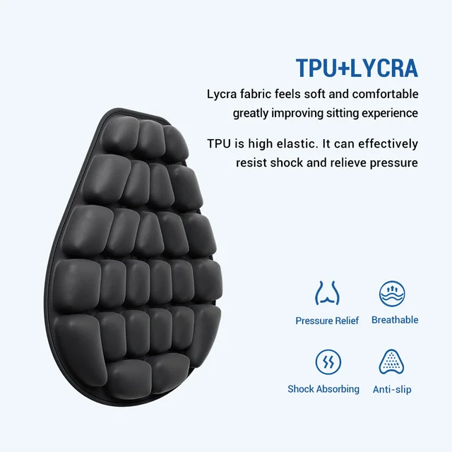 3D Motorcycle Air Seat Cushion