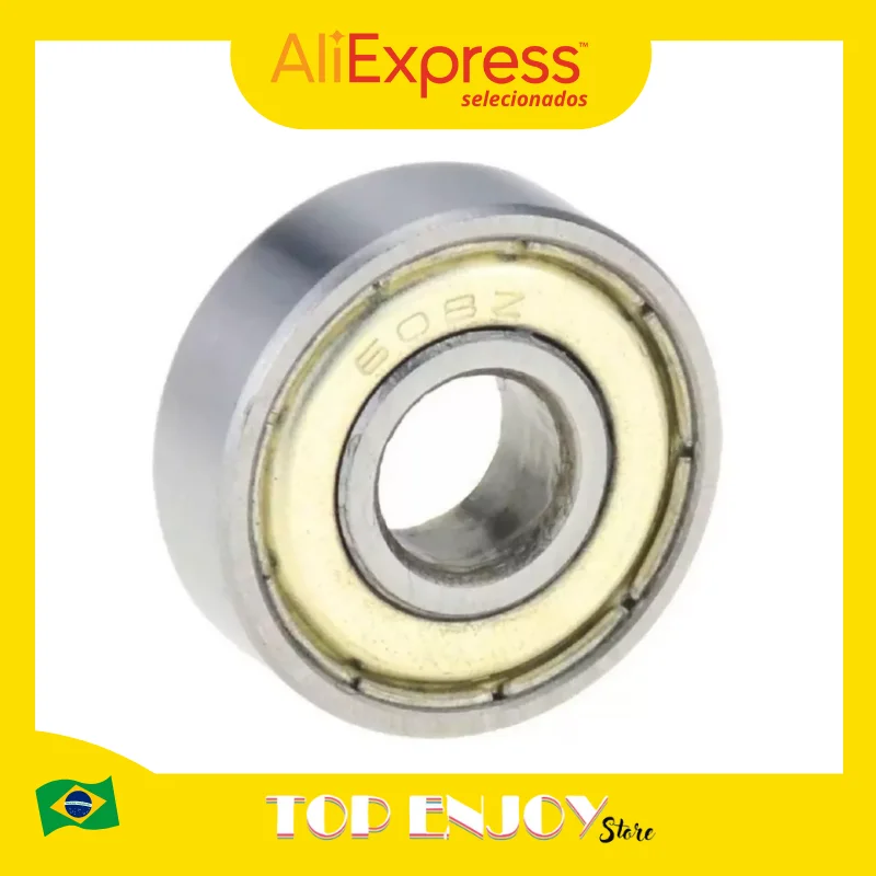 20 Roulements à Billes 608ZZ - 8x22x7mm, à Gorge Profonde, Pour Skate, Rollers, Imprimantes 3D