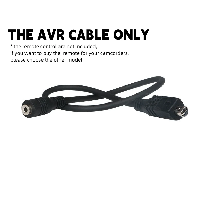 AODELAN AV/LANC Exchange Cable for Sony Handycam 40cm Connector Convert 2.5" Mini Adapter Cable to A/V Remote Terminal Handycams