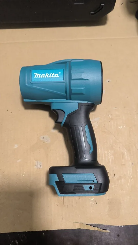 Makita 30000RPM Violent Blower Turbo Jet Fan 18V Electric Air Duster Wind Speed Turbo Rechargeable with Light Car Cleanin Tool photo review