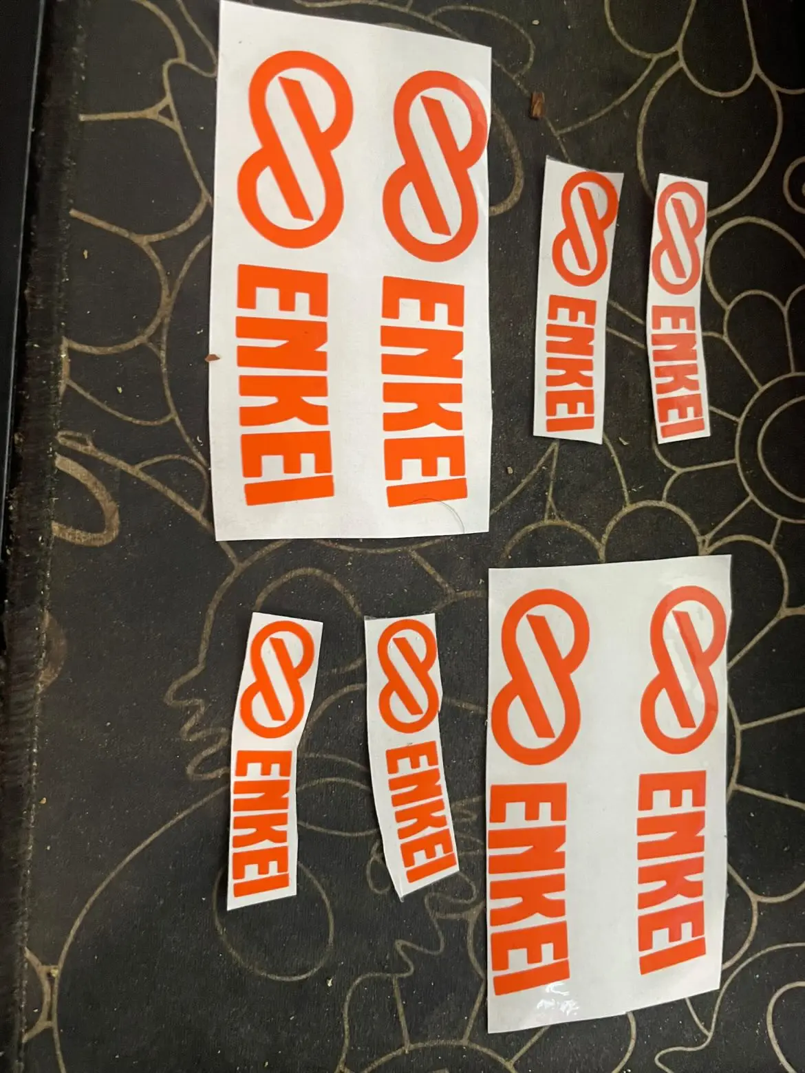 Enkei Rpf1 5x100 Enkei RPF01 Rim Sticker Decals – Set Of 8 Vinyl Die-Cut Replacement Logos Enkei Rp01 - Foto 10