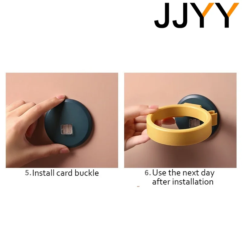 JJYY High Quality Wall-mounted Hair Dryer Rack Bathroom Wall Hanging Hair Dryer Frame Bathroom Supplies 2
