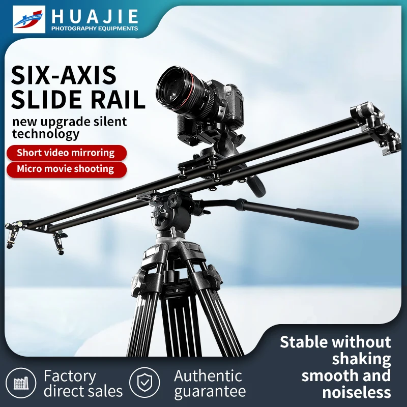 Camera track slider 120CM/47inch DSLR Camera Slider Dolly Track Video Stabilizer Aluminum Rail System High Precision SmootBearing