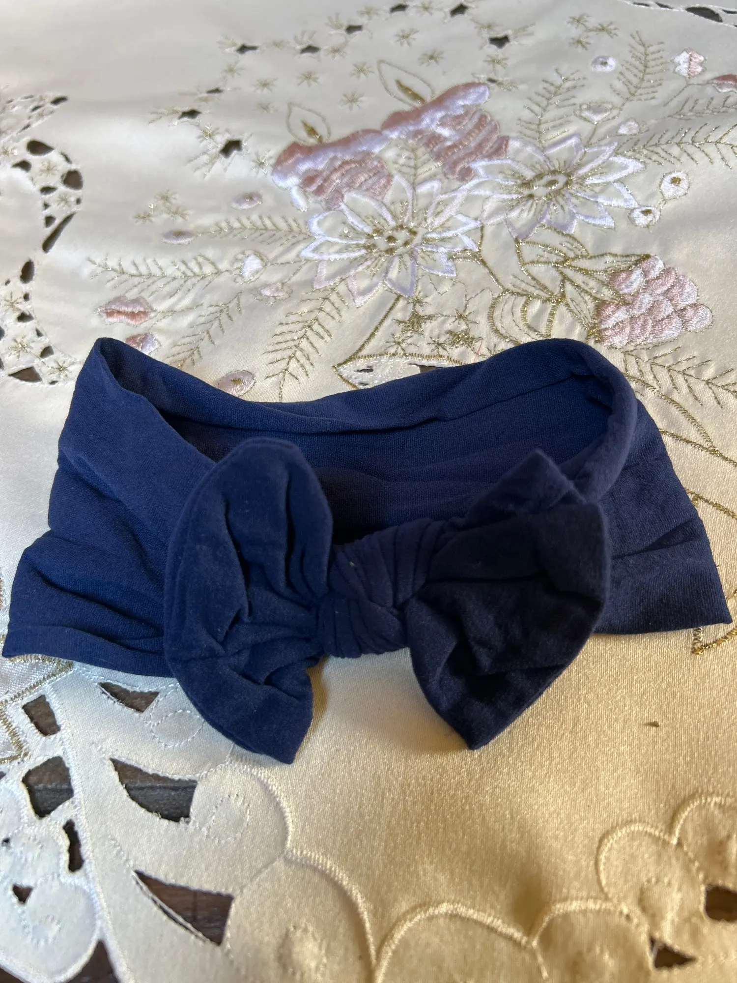 Cute Floral Nylon Baby Headband photo review
