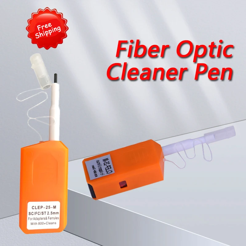 Penna A Fibra Ottica Del Pulitore Di Un Clic Del Nuovo Modello Di 2 Pz/Lotto Mini Per Gli Strumenti A Fibra Ottica Dei Connettori Di Fc & Di 2.5Mm Lc 
