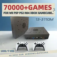 Super Console de Jeux X8 Pro 70000+ Jeux I3-3110M Pour Wii PS2 DC PSP GAMECUBE 500G Console Chargée Windows 11 et Batocera 1