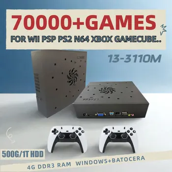 Super Console di Gioco X8 Pro con 70000+ Giochi, I3-3110M, per Wii PS2 DC PSP GAMECUBE, Console Caricata da 500G con Windows 11 e Batocera