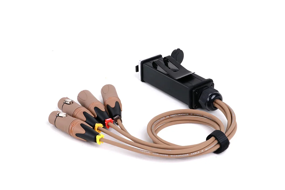 Wasserdicht rj45 cat5 bis 4 kanal 3pin 2 männlich 2 weiblich xlr extender multi netzwerk empfänger breakout audio abgeschirmtes kabel – Detail 15