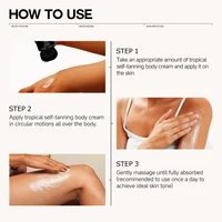 La lotion autobronzante peut être utilisée sur toutes les parties du visage et du corps pour hydrate et hydrater. effets de bronzage plus rapides et plus profonds 4