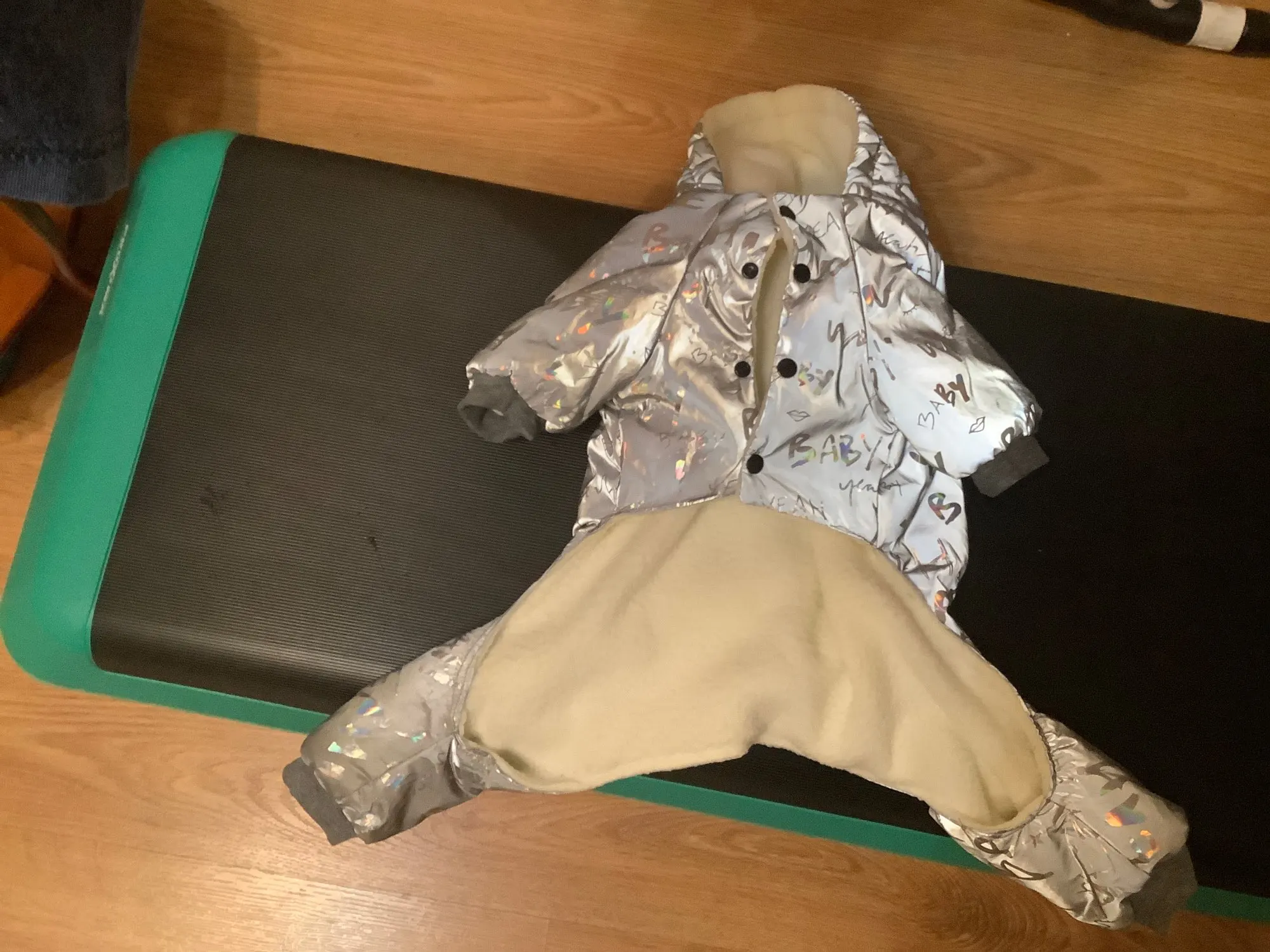 Waterproof Reflective Jumpsuit With Warm Lining photo review