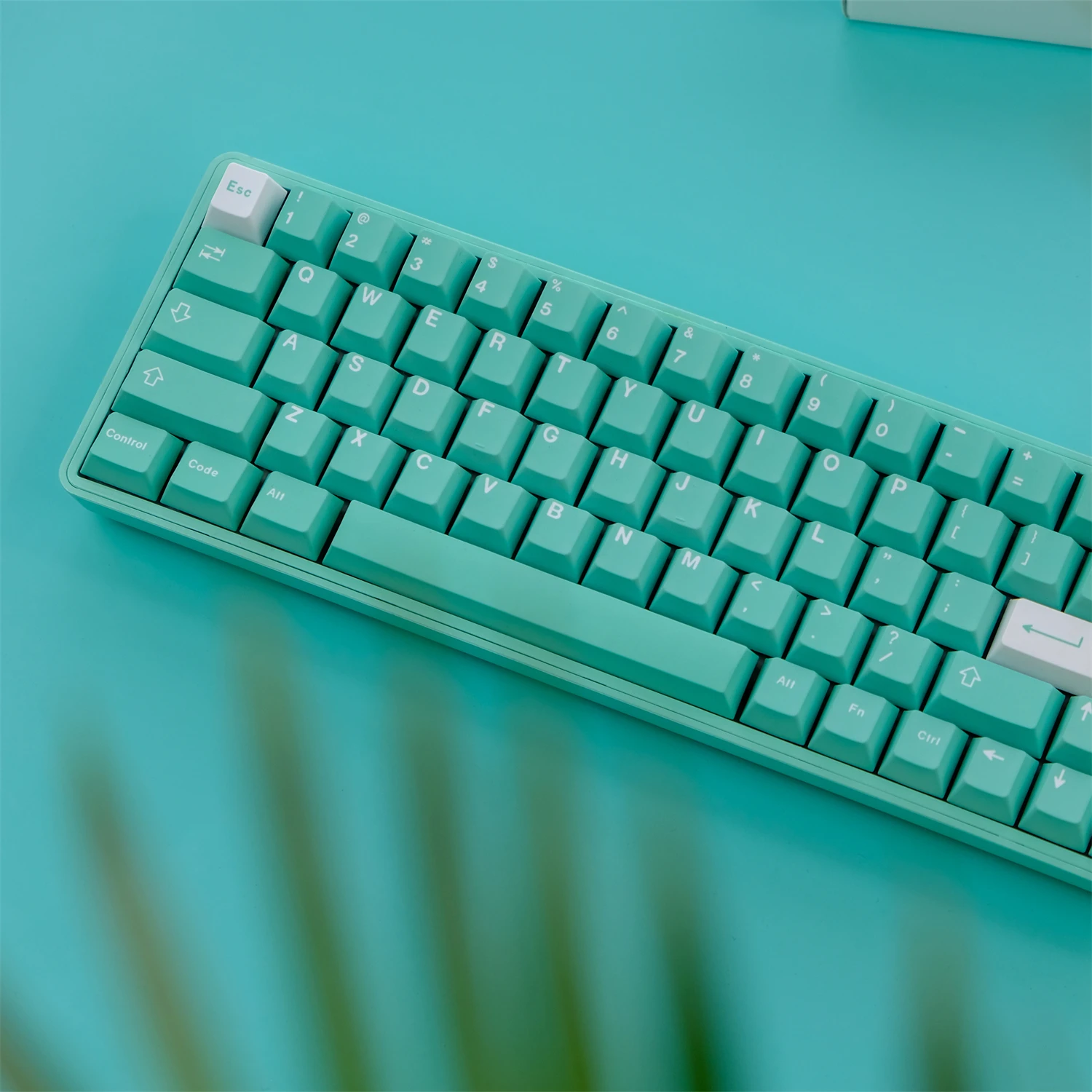 Chaves Gmk Coisas Mais Finas Keycaps Tiffany Cherry Perfil Pbt Tintura Sublimação Teclado Mecânico para mx Switch 129 - Imagem 5