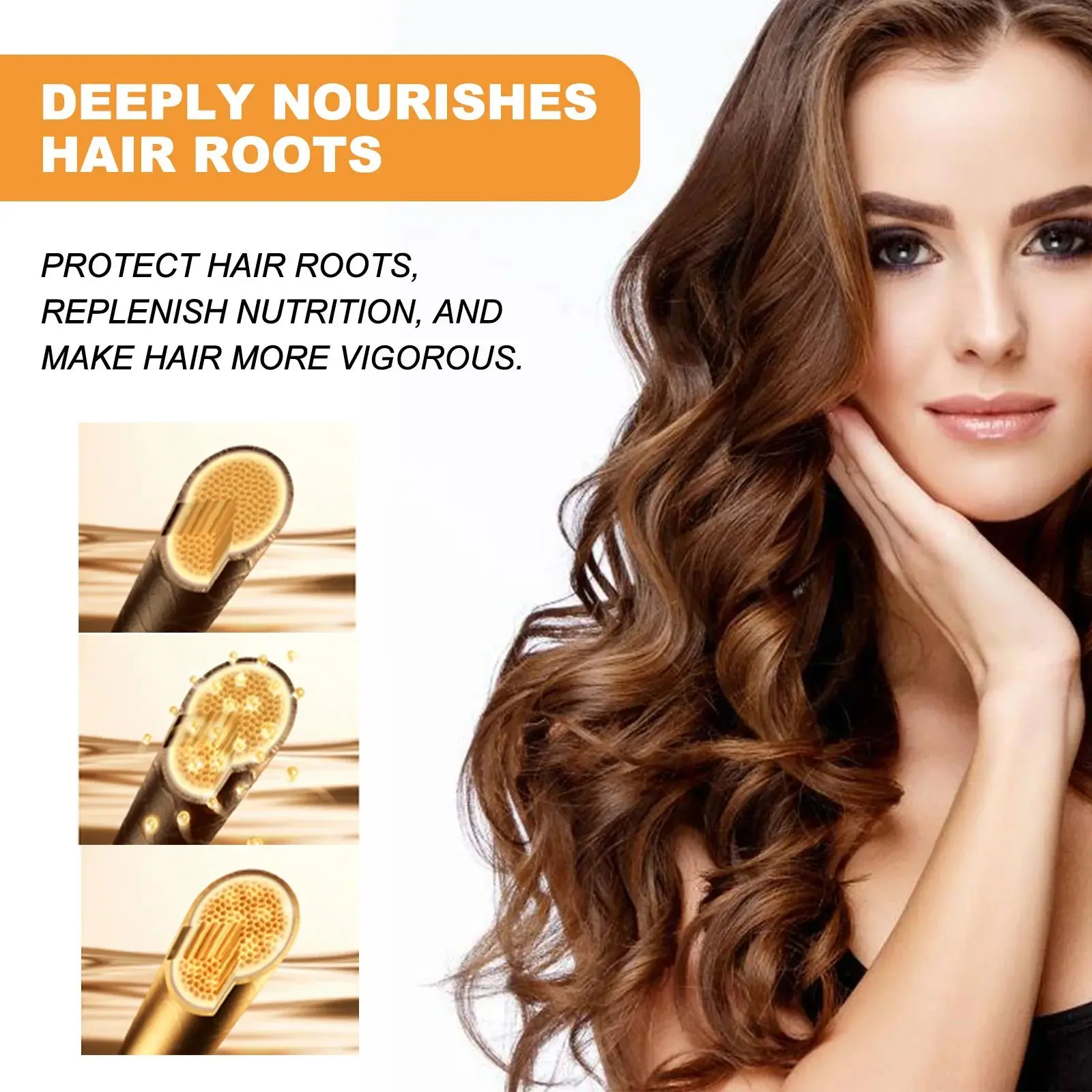 Hair Elastin Cream Moisturizing Smoothing Repair Frizzy Wavy Boost Curl Defining Long-Lasting Curly Hair Styling Cream for Women