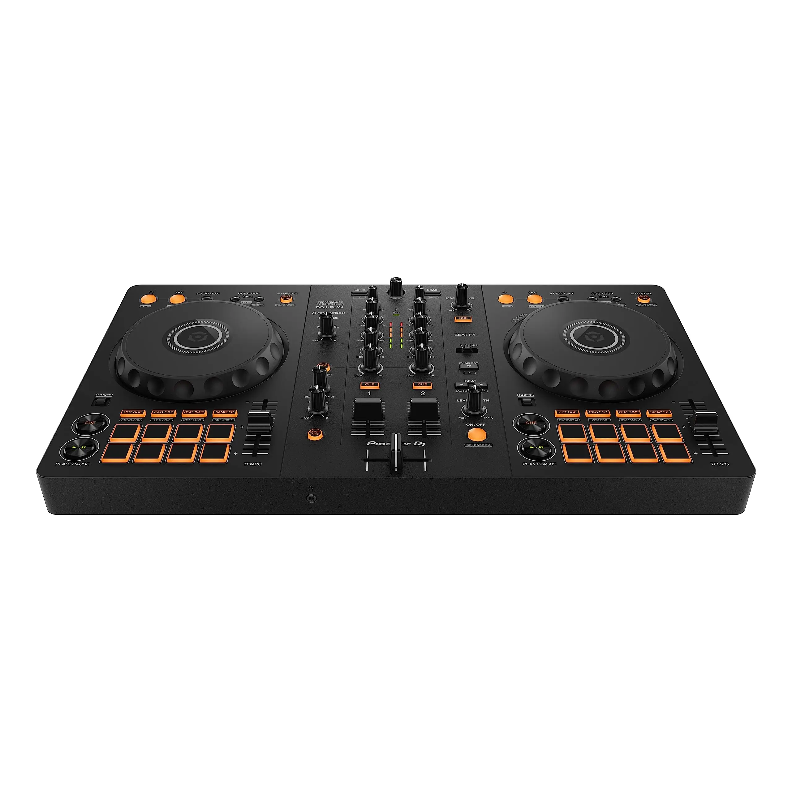 

Новинка в STOKES Pioneer DJ DDJ-FLX4 2-колодный рекламный ящик и контроллер Serato DJ с сумкой Gig-графитовый