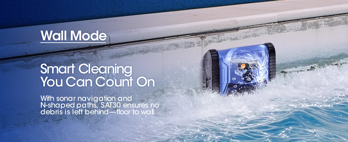 underwater cleaning path