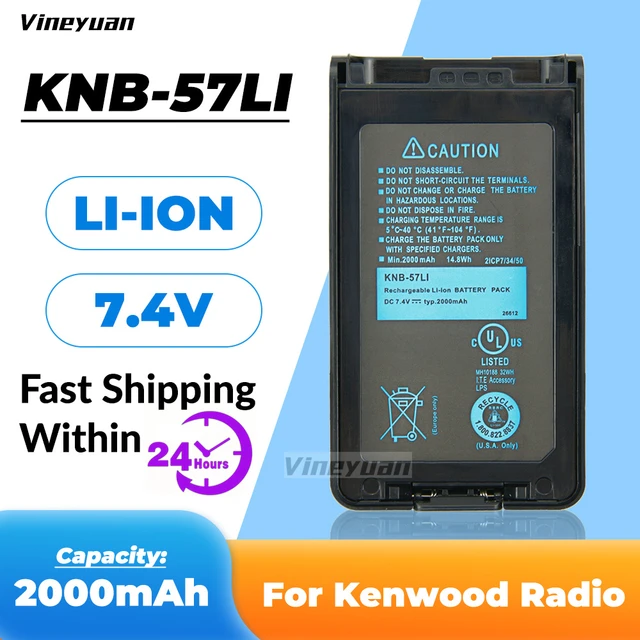 New Kenwood KNB-L1M 2000mAh Compact Slim Battery Pack