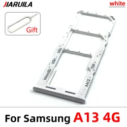 Universal Sim Card Holder Slot and Micro SD Tray Replacement Parts (A13 4G White)