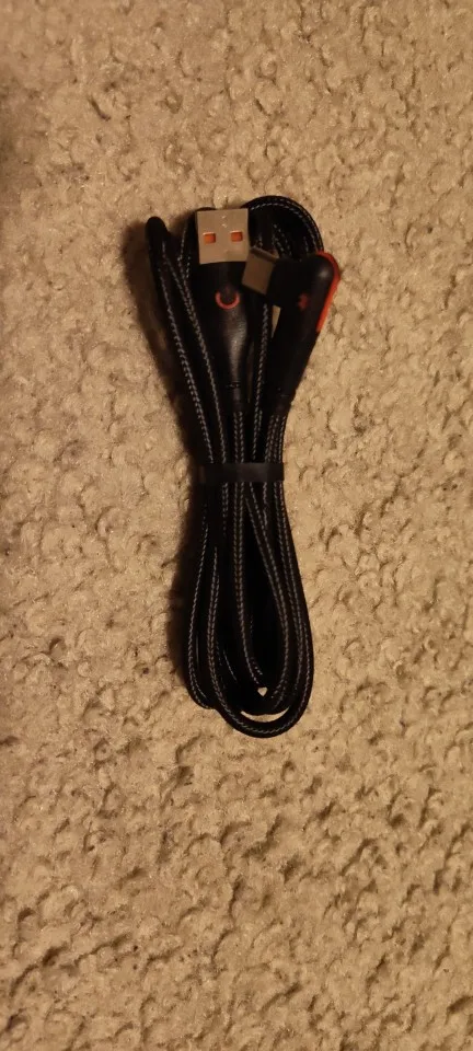 NNBILI 120W Fast Charging USB to Type-C Cable, Nylon Braided, 90 ° Bend Design, Suitable for High Speed Charging of Huawei oppo photo review