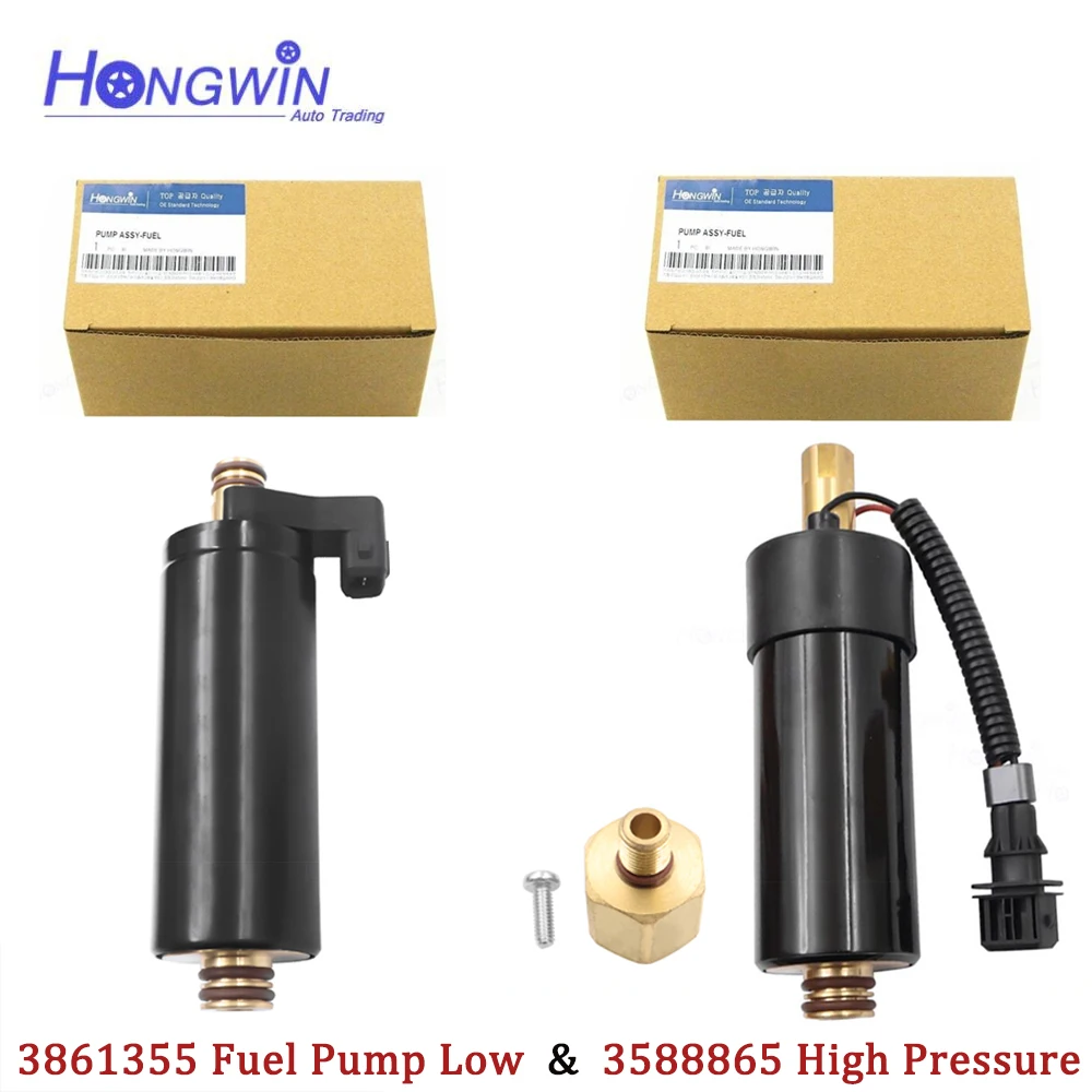 

1/2Pcs Fuel Pump Low High Pressure Assembly AP03 3588865 3861355 For Volvo Penta 4.3OSI, 4.3GXI 4.0 5.0 5.7 7.4 21608511 3860210