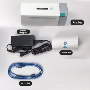 KAYSION Thermal Label Printer Portable No Ink Required 4x6 for Small Business WiFi Bluetooth USB High Speed Express Airway Bill 7